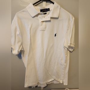 White polo ralph lauren shirt xl